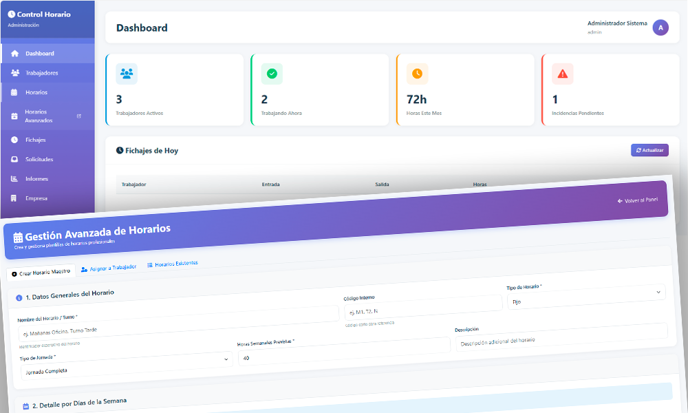 Dashboard Admin